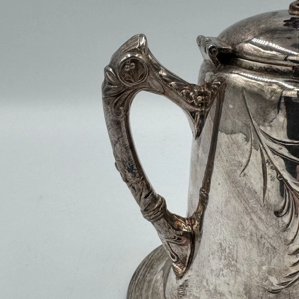 Antique World Silver Plate Co Triple Plated Detailed Creamer #400